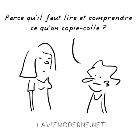 Eloge du copier-coller à l'école